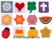 12 Crochet Coasters of the Month