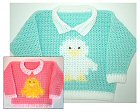 Crochet Duckling Sweater