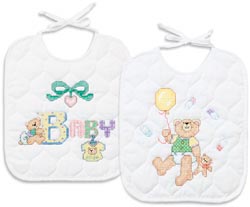 B is for Baby Stamped Bibs Kit