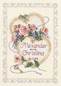 United Hearts Cross Stitch Kit